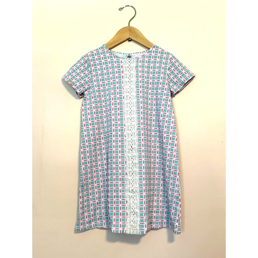 J, KHAKI BEAUTIFUL DRESS SIZE 6X 100% COTTON SUPER CUTE!